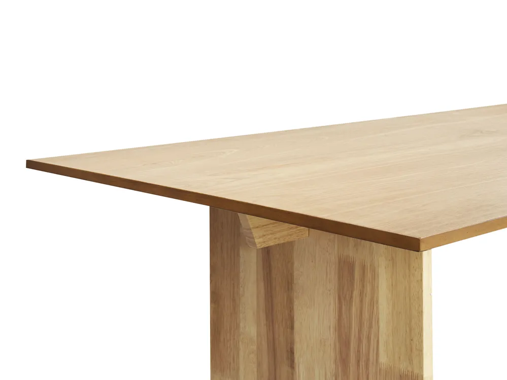 Ruokapöytä MOORA Luonnollinen saarniviilu 180 cm 90 cm_897201
