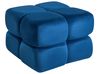 Pouffe CALIENTE Velvet Navy Blue