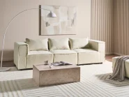 Modulsoffa 3-sits AXEBO Bouclé Off-White_1075494