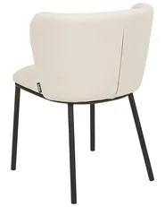 Set of 2 Dining Chairs MINA Fabric Off-White_1030336