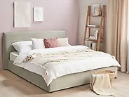 Säng med förvaring LAVAUR Sammet Taupe 180 x 200 cm_1184763