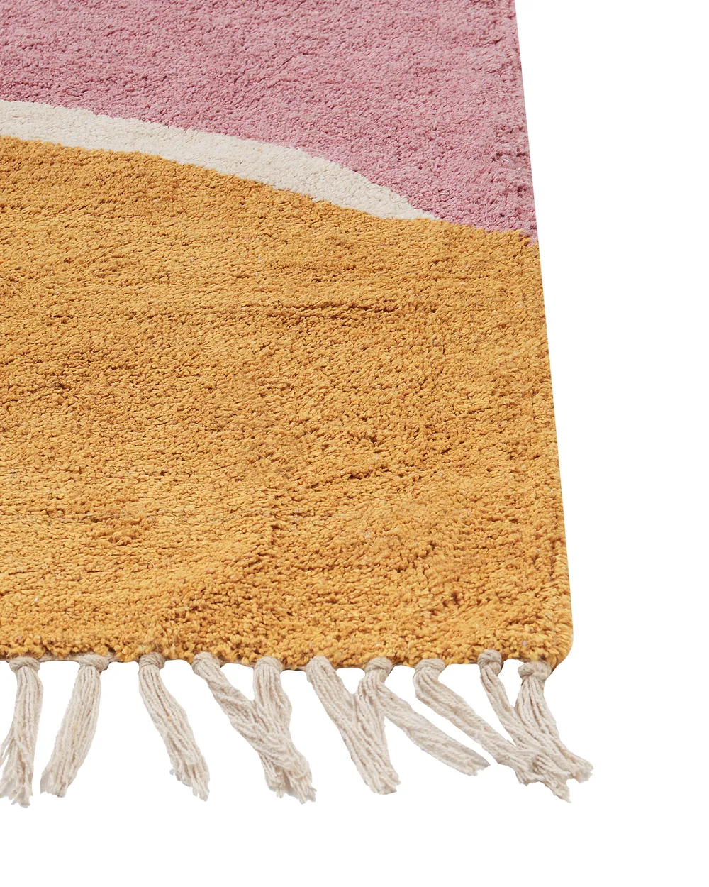 Rug XINALI Pink 140 x 200 cm Cotton_906988