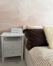Set of 2 Bedside Tables ASSISI White_1177567