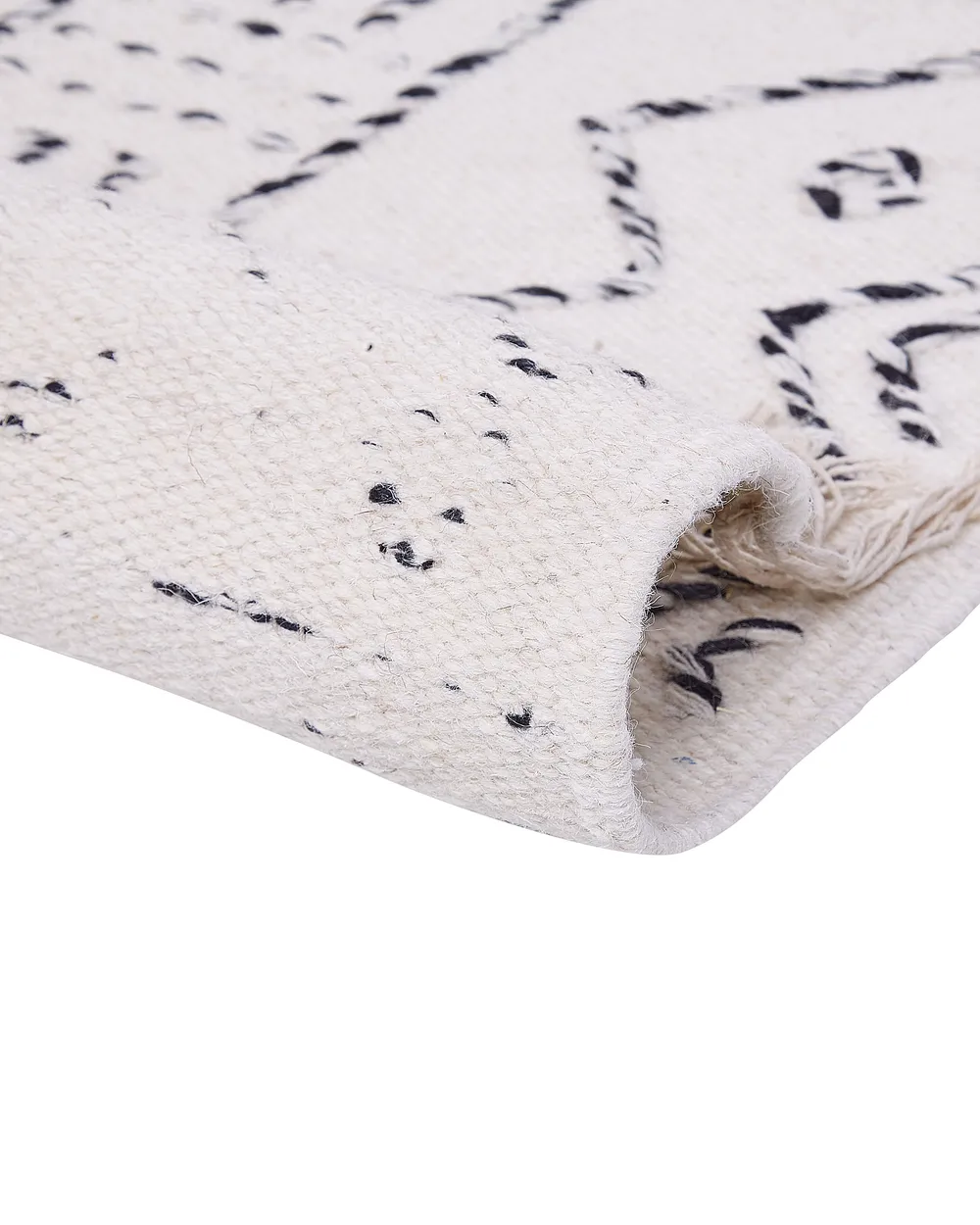 Rug ALKENT White 80 x 150 cm Wool_852507