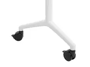Työpöytä taitettava CAVI 120 cm 60 cm pyörillä Valkoinen_922098