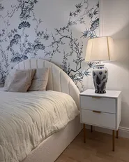 Table Lamp BIJELA Porcelain White/ Blue_1047808