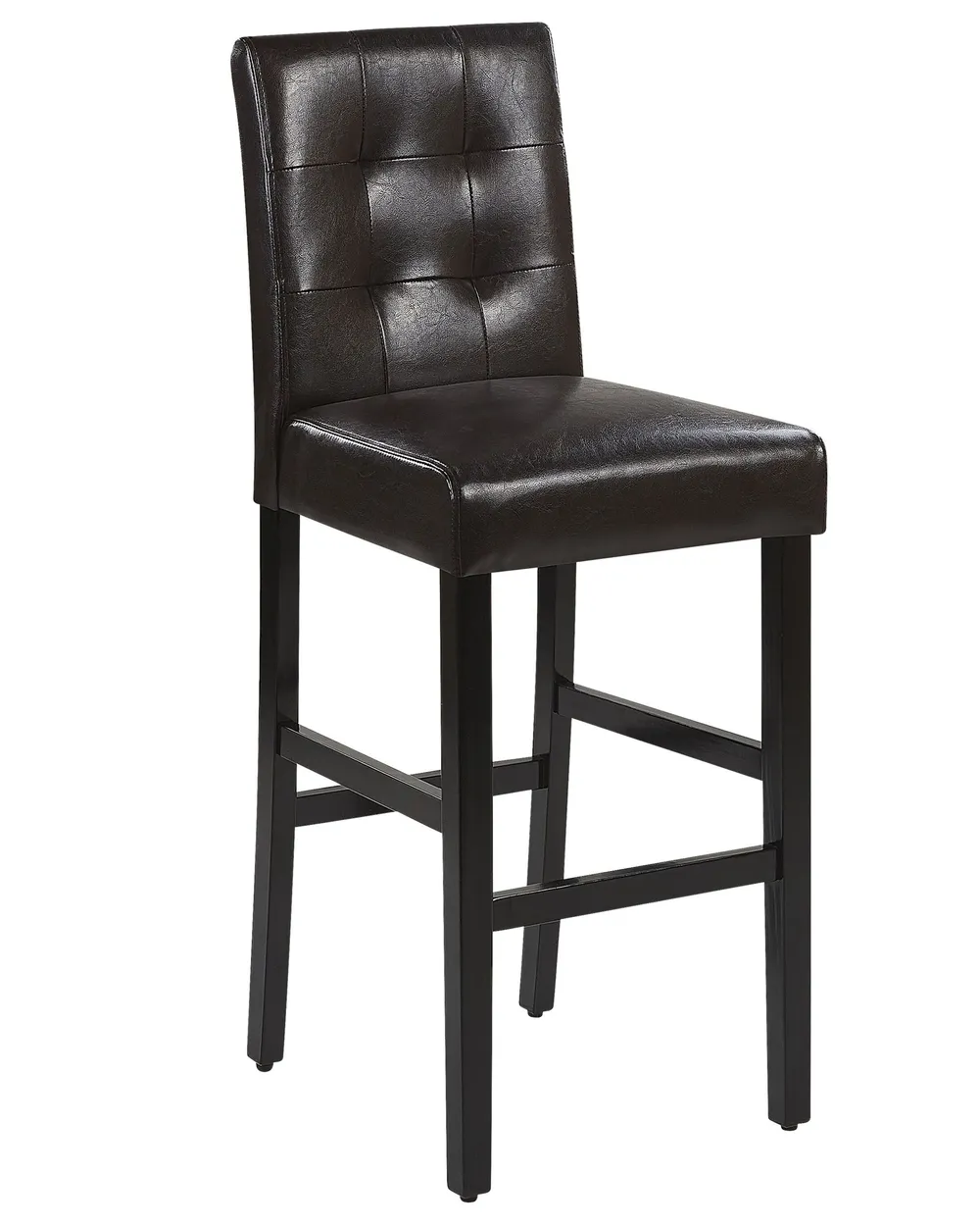 Barstol MADISON Konstläder Mörkbrun_773555