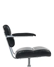 Desk Chair CANDOR Faux Leather Black_1136707
