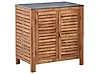 Outdoor Kitchen Cabinet BRUCOLI Brown Acacia Wood