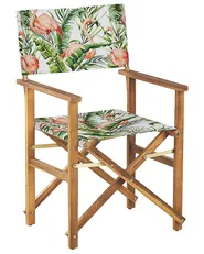 Set med 2 trädgårdsstolar CINE Akaciaträ Rosa_819281