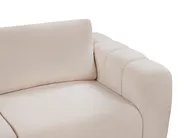 Modular Sofa 2 Seater KIVVIK Boucle Beige_1045429