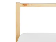 Bed Pine Wood VANNES 140 x 200 cm (EU Double) Light Brown_918197