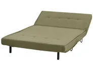 Living Room Set 3 Seater VESTFOLD Fabric Olive Green_930251