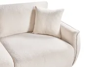 Modulsoffa 2-sits MESNALI Bouclé Off-White_1046271