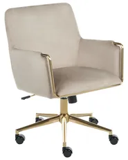 Skrivbordsstol ALTONA Sammet Beige_1131973