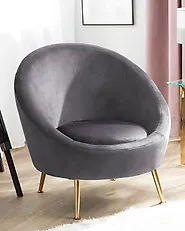 Armchair LANGA Velvet Grey_1171248