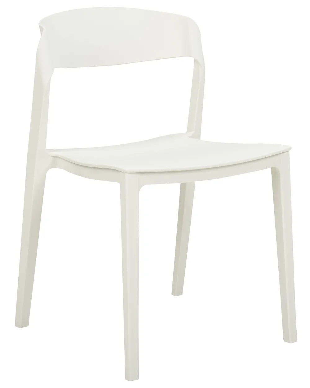 Set of 2 Dining Chairs SOMERS White_873403