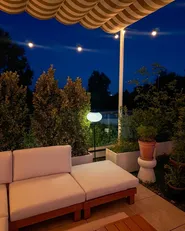 LED-ulkolattiavalaisin solar LUMBE Musta_1155619