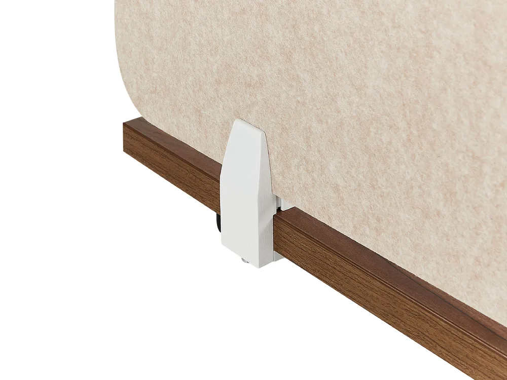 Desk Screen SPLIT 160 x 50 cm Beige_894610