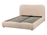 Ottoman Bed BLAGNAC Boucle Beige 140 x 200 cm (EU Double)_1009277