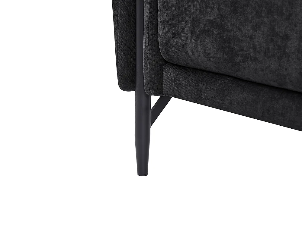 Sofa 3 Seater SKARO Chenille Black_1156717