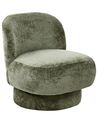 Swivel Armchair AYLO Chenille Green