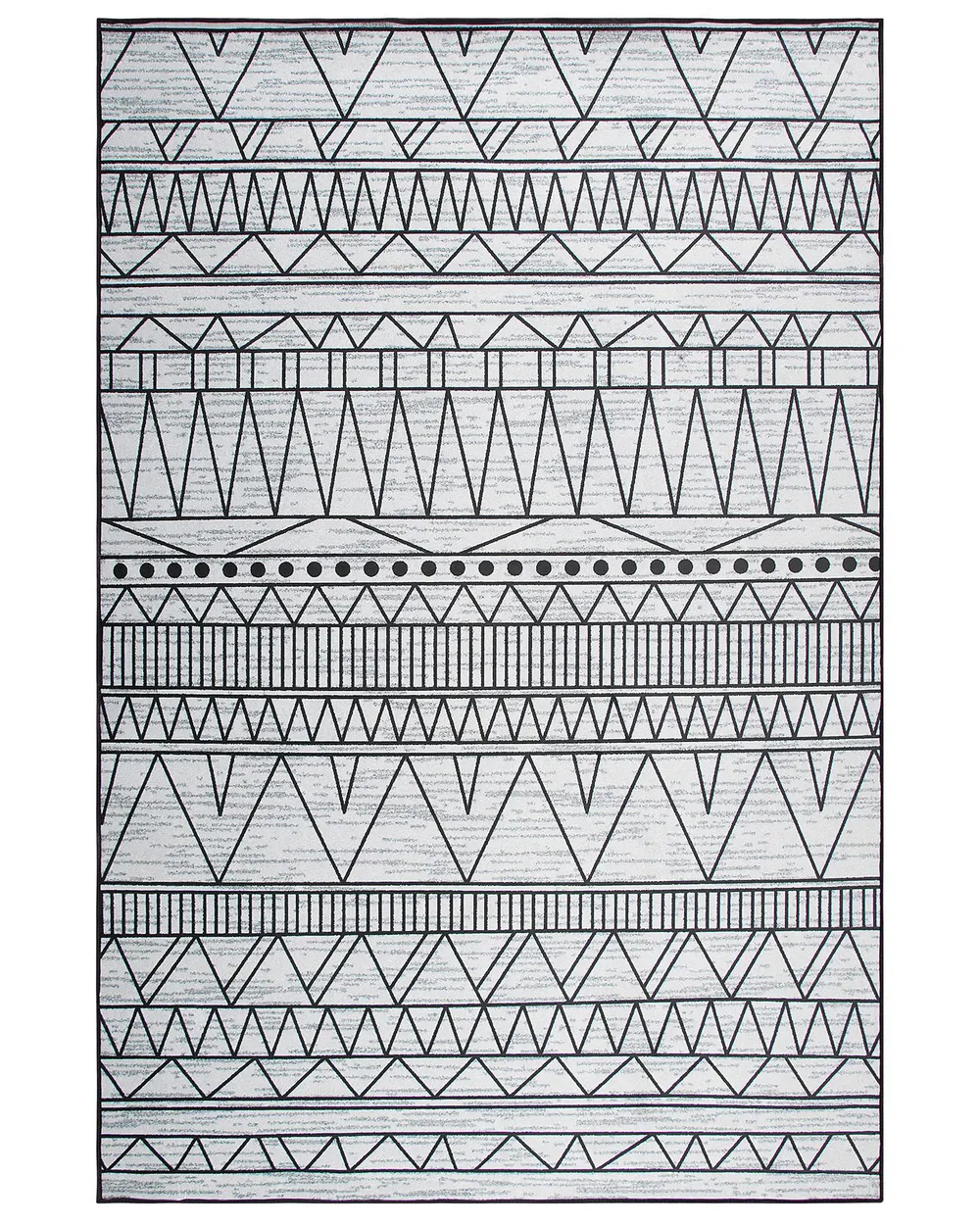 Rug KEBAN Black 140 x 200 cm