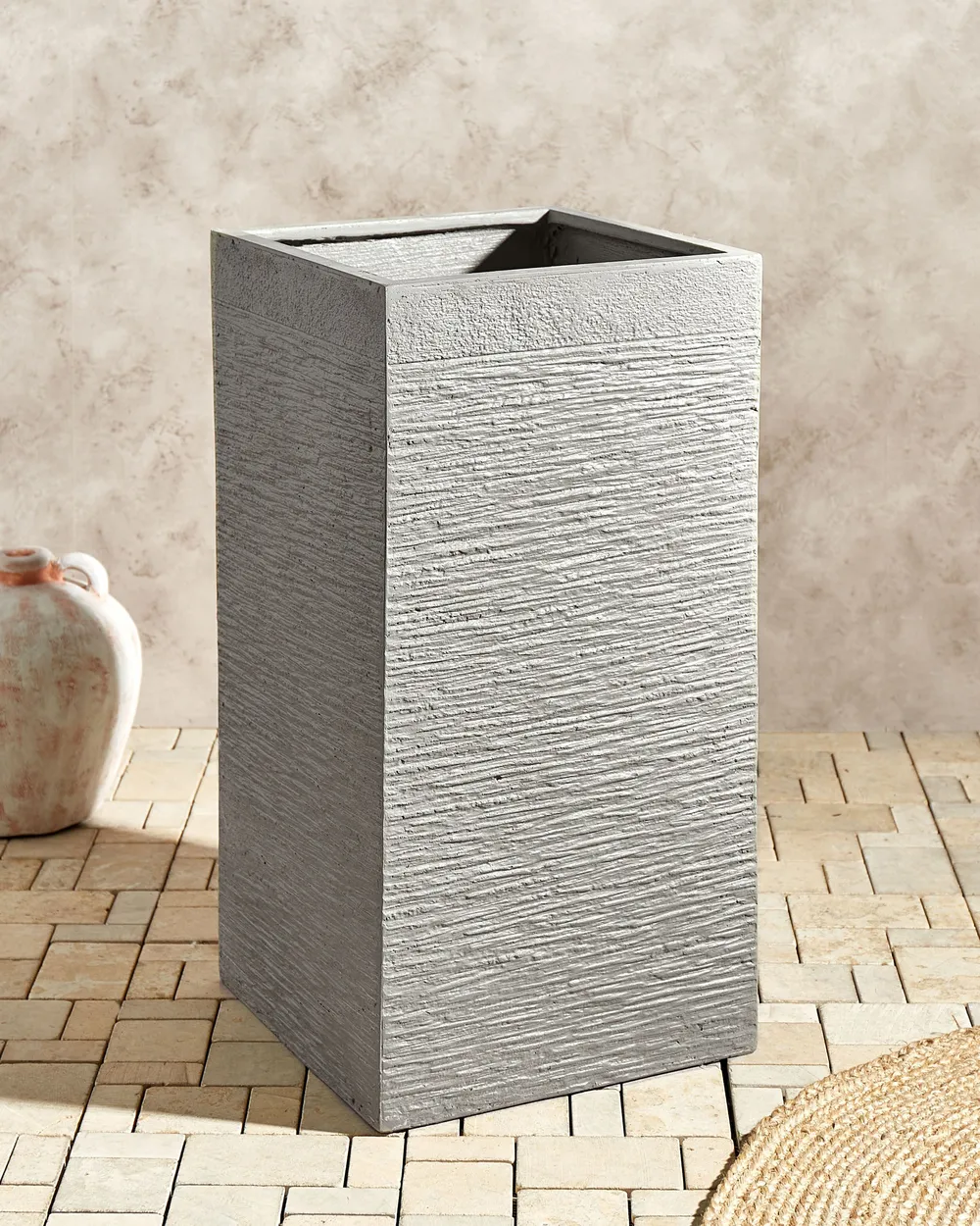 Plant Pot DION 40 cm Light Grey