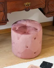 Pouffe COROLLA Velvet Pink_942795