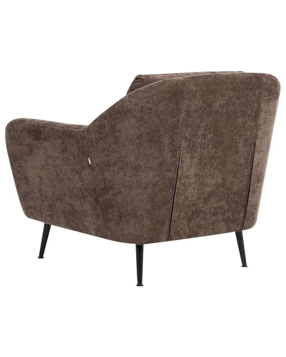 Living Room Set 3 Seater EIBY Chenille Dark Brown_1004239