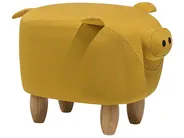 Djurpuff PIGGY Gris Gul_710640