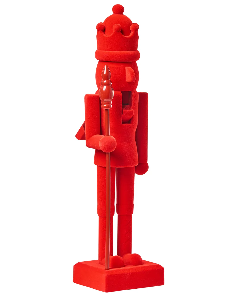 Set med 2 figuriner FLATEY 40 cm Nötknäckare Röd_1009159