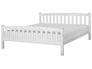 Bed Pine Wood GIVERNY 180 x 200 cm (EU Super King) White_751155
