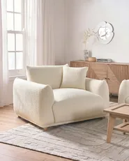 Soffgrupp 5-sits JUBEK Bouclé Off-White_1078384