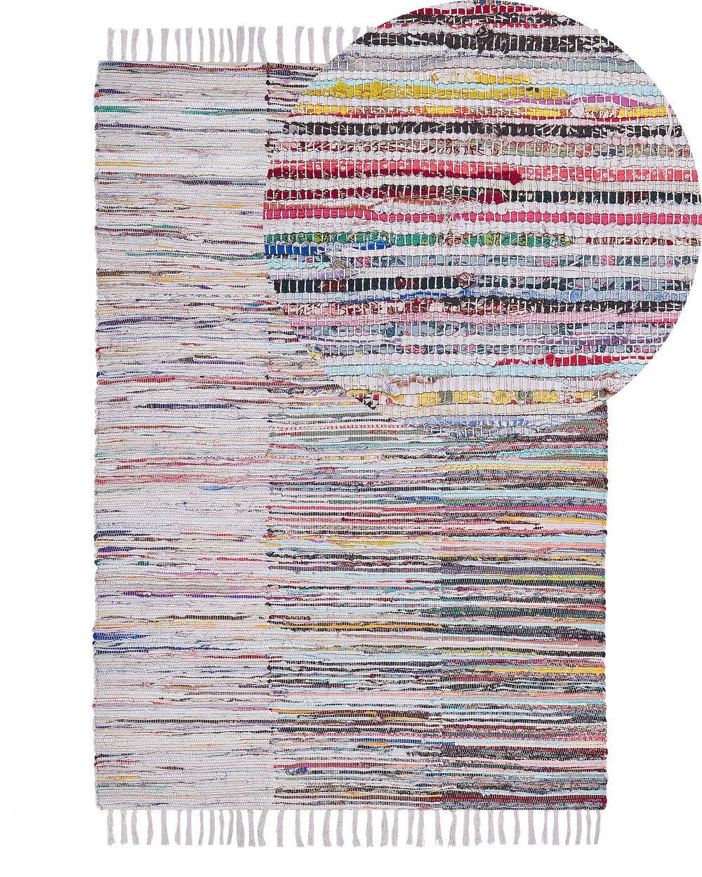 Rug MERSIN Multicolour 140 x 200 cm Cotton