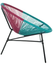 Garden Chair ACAPULCO PE Rattan Turquoise_718120