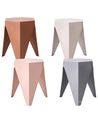 Set of 4 Garden Stools KARAVOS Multicolour