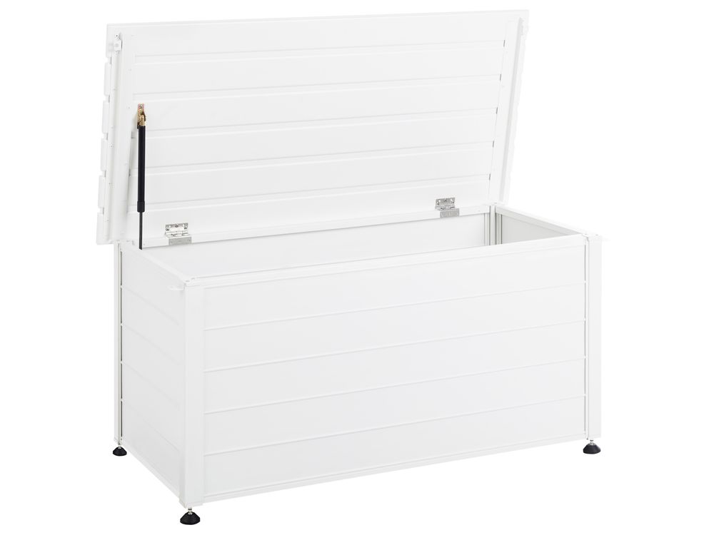 Säilytyslaatikko CAMPALTO 123 cm 60 cm Metalli Valkoinen