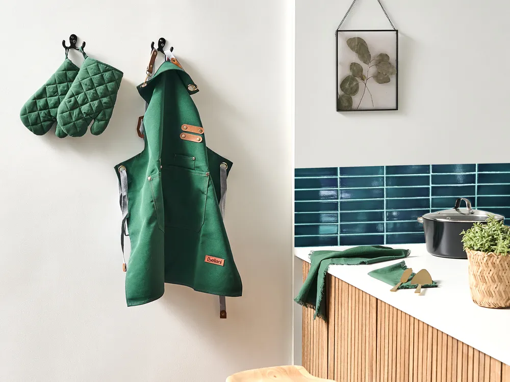Kitchen Textiles Set BRASSICA Green