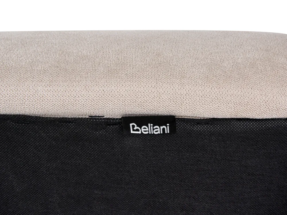 Daybed Fabric JACOU 90 x 200 cm (EU Single) with Storage Right Hand Light Beige_1092730