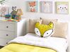 Throw Cushion VADODARA Cotton 50 x 40 cm Yellow Fox