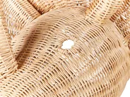 Wall Decor Dinosaur BIOKO Rattan 44 cm Natural_893798