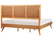 Sänky ISTRES 180 x 200 cm Luonnollinen saarniviilu_912592
