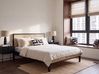 Bed Pine Wood SALERNAS 180 x 200 cm (EU Super King) Black