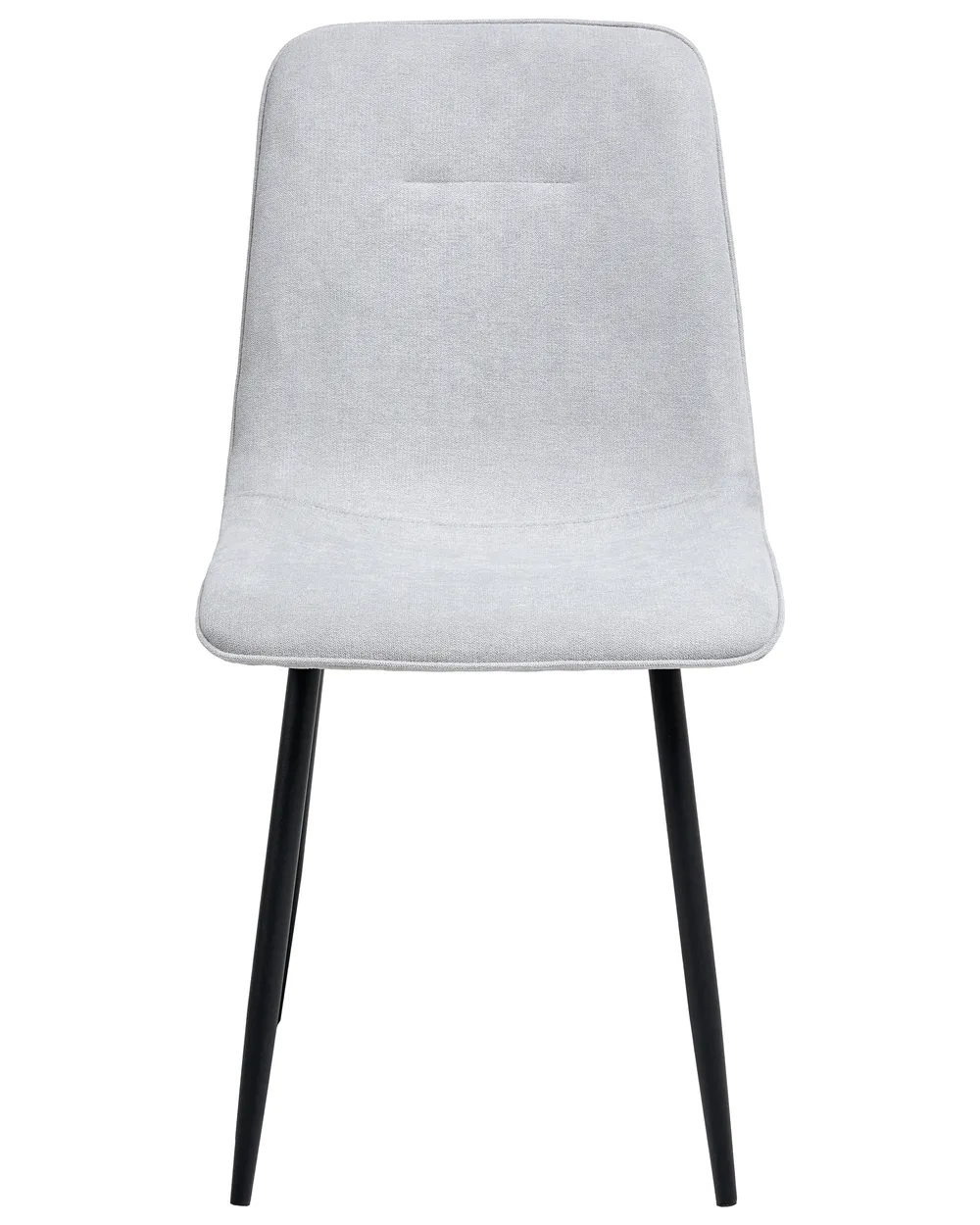 Set of 4 Dining Chairs TUSCOLA Fabric Light Grey_999537