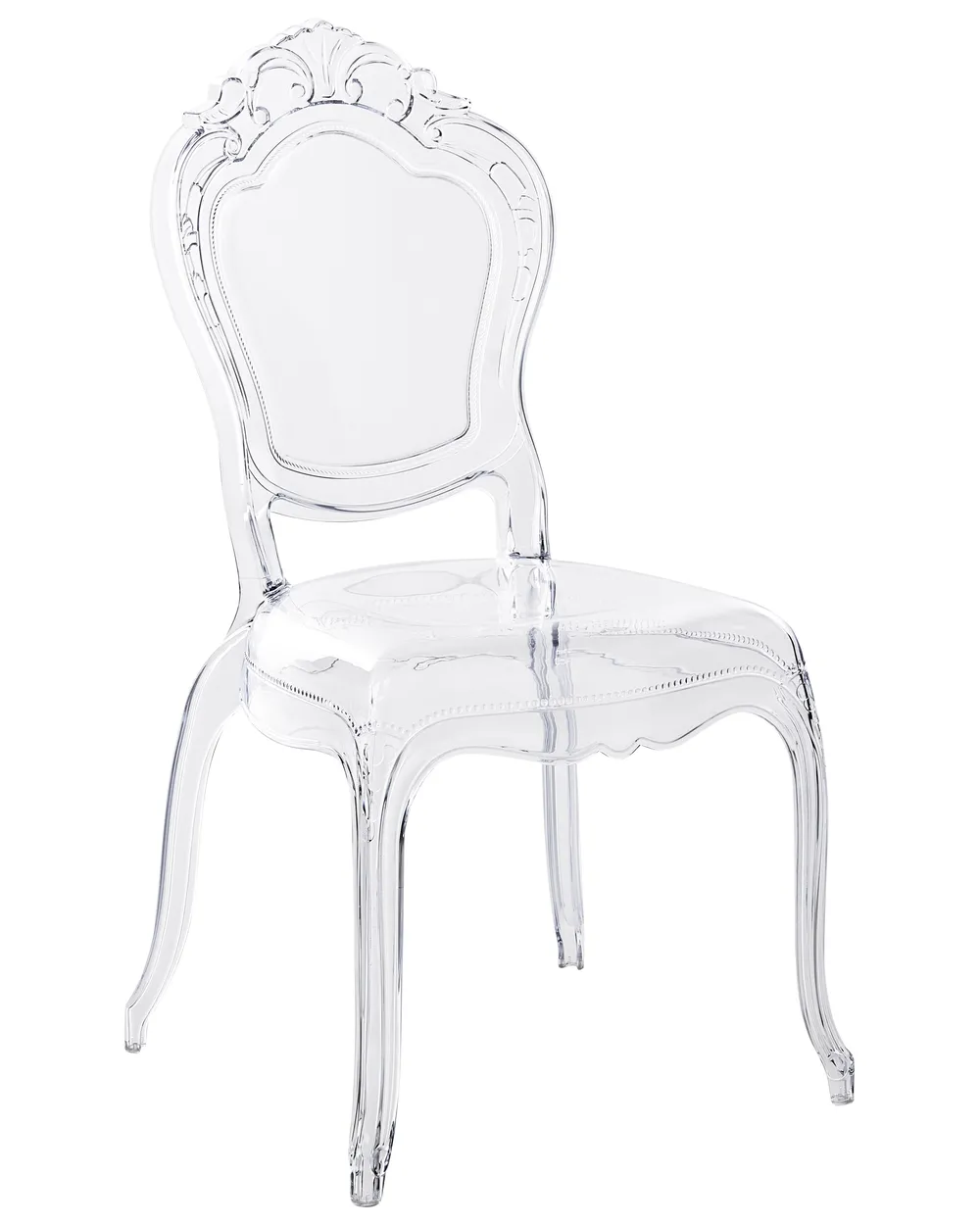 Set of 2 Dining Chairs VERMONT Transparent_1094019