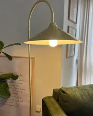 Golvlampa SAVEGRE Metall Guld_1062262