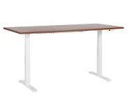 Electric Adjustable Standing Desk DESTINES 180 cm 80 cm Brown/ White_899400