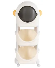Leluhyllykkö BAWLEY Astronautti 106 cm pyörillä Vaaleanbeige_1124092