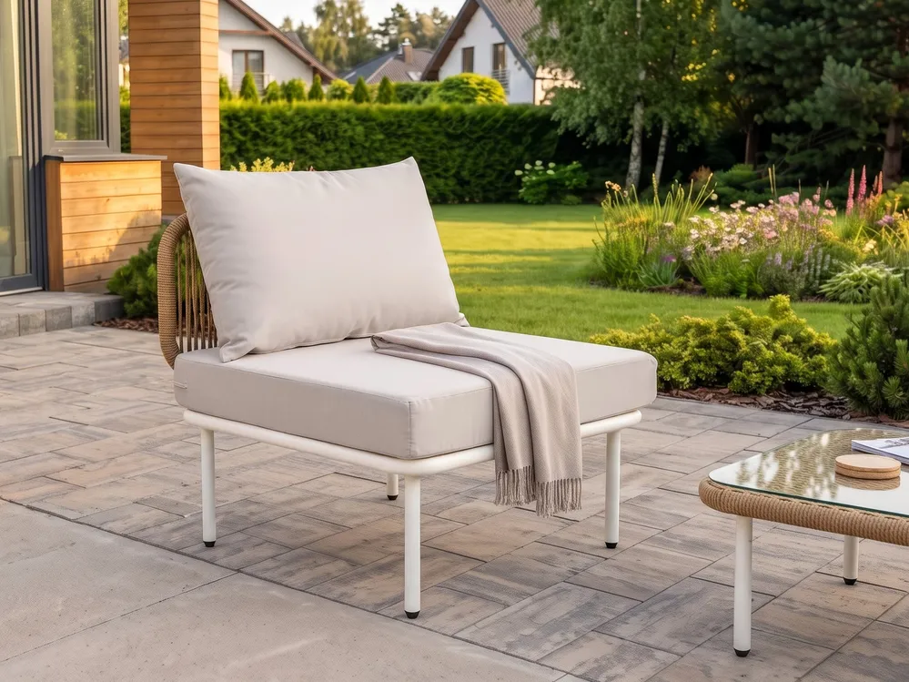 Garden 1-Seat Section BAUCINA Light Beige
